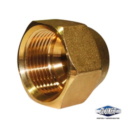 [CXTFF3-4] 1 Tuerca Flare De Bronce 3/4 Pulgada, Forjada Cluxer