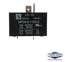 [MPQA-S-112D-A] 1 Relevador Para Tarjeta Electronica 30a,240vac, 30a, 28vac