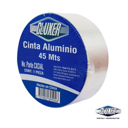 [CXCIAL] Cinta de Aluminio Cluxer 2 pulg X 45M Modelo: CXCIAL Marca CLUXER