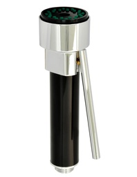 [004FM] MEZCLADORA MONOMANDO P/FREGADERO DE LATON AL PISO ACAB/CROM