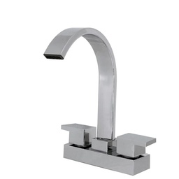 [24ML] MEZCLADORA MIN.4" PICO T/BAR ABAT.C/CERAM.90ﾰ A/CROM. M/CUADRO