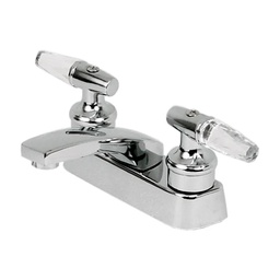 [24P] MEZCLADORA LAV.4" M/PIRULI TRANSPARENTE