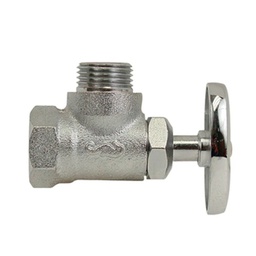 [25IG] LLAVE DE CONTROL SATINADA 1/2 X 1/2