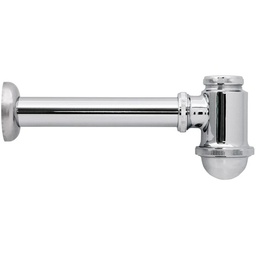 [28LC] MEDIA TRAMPA DE LATON C/REGISTRO P/LAV AC/CROMO