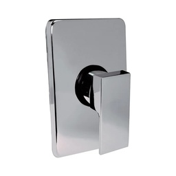 [34MCC] MEZCLADORA P/EMPOTRAR MONOMANDO C/CHAPETON CUADRADO AC CROMO