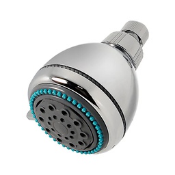 [44BC] REGADERA BARCELONA 3" DIAM. (76MM) C/3 FUNCIONES ACA/CROMO