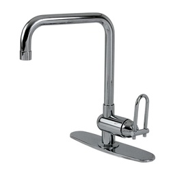 [614RA] MEZCLADORA MONOMANDO CROMADA PARA FREGADERO