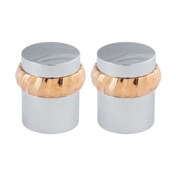 [MLR] JUEGO MAN.RUMANIA P/LAV.ORO-CROMO ESTRIA "H"