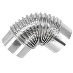 [189135] Codo humo 130mm 5" galvanizado