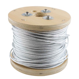 [B-017-1] CABLE DE ACERO GALVANIZADO 7X7 3/16" ROLLO 500M