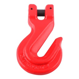 [C-00530] GANCHO CLEVIS G80  ROJO 3/4" TRABACADENA