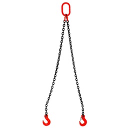 [C-02020] ESLINGA DE CADENA 3/8" G80 6M CUADRUPLE GANCHO TRABA