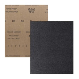 [LW-1060] HOJA DE LIJA DE AGUA CARBURO SILICIO 9" x 11" G400 (Precio x pieza - Empaque c/100 pzas)