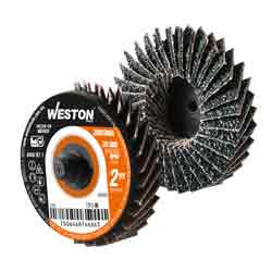 [MF-13002] MINI DISCO LAMINADO D/CAMBIO RAPIDO 2" TIPO R ZIRCONIA G060 (Precio x Pieza – Bolsa c/20 pzs)