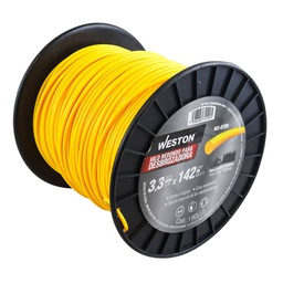 [MS-0200] HILO REDONDO P/DESBROZADORA EN CARRETE 3.3mm X 142m - AMARILLO