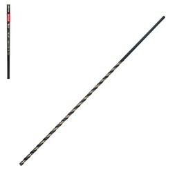 [NB-5-168-010] BROCA EXTRA LARGA AAV 1/4" x 18" WP BLACK &amp; SILVER