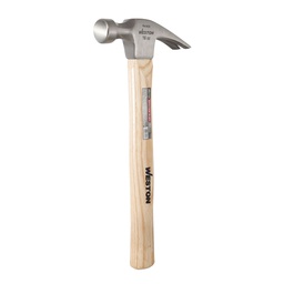 [PN-0420] MARTILLO PULIDO UÑA RECTA 16 OZ MANGO 13" DE MADERA